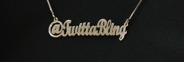 TwittaBling necklaces…