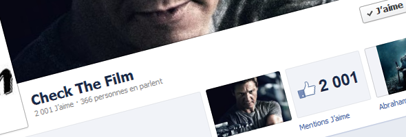 Check The Film, 2000 fans !